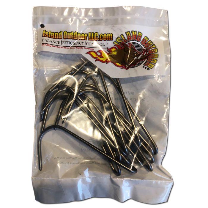 LavaLock® 12 pack of stainless rib hooks