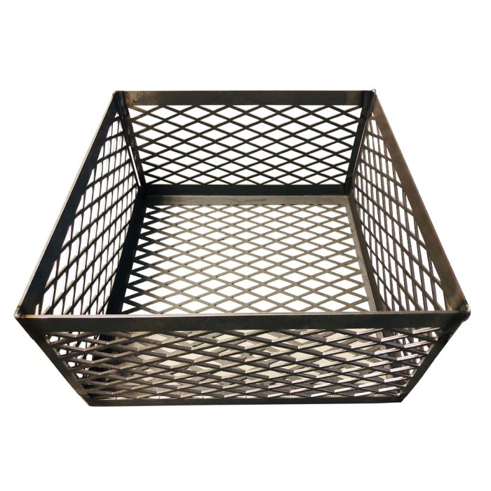 LavaLock® Fire Box Charcoal Wood Basket, 15 x 15 x 8 LASER CUT