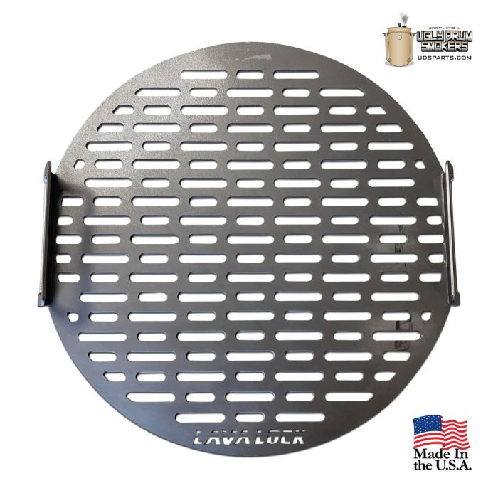 LavaLock® BBQ Smoker 22" Cooking Grate - ROUND - Made in USA-Heavy Duty laser cut