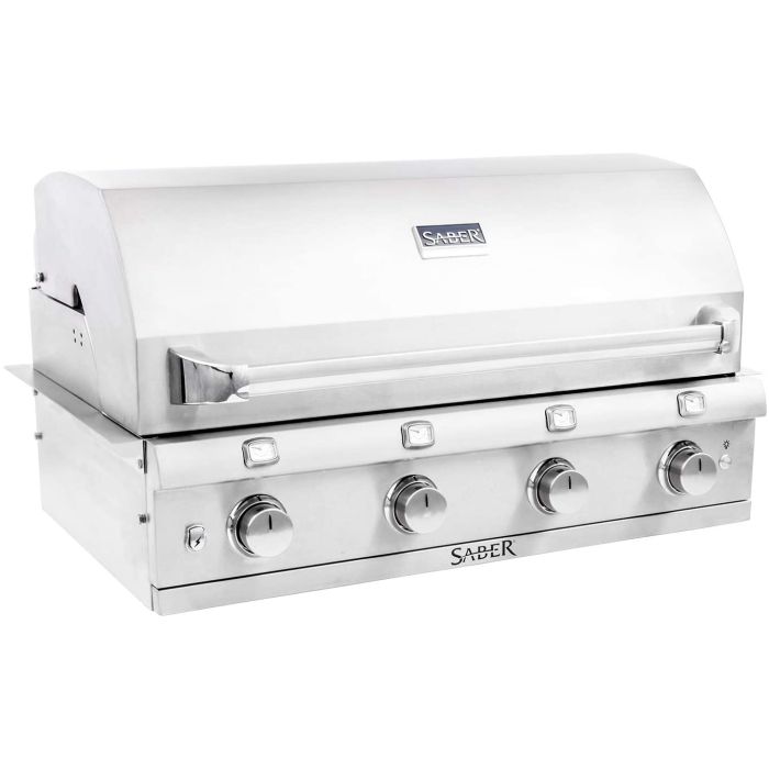 SABER 4-Burner Built-in Infrared Grill, 40-Inches, Propane R67SB0317