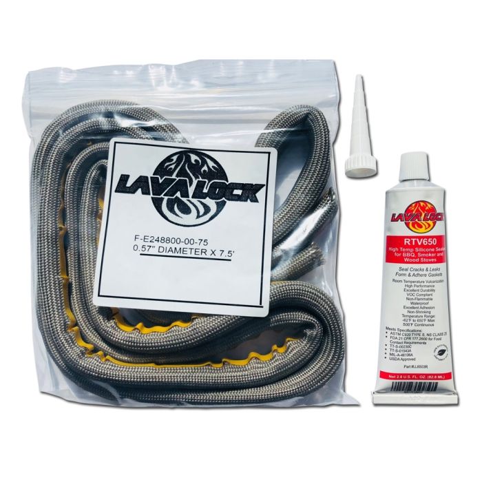 LavaLock® DurOG™ Braided Mesh Reinforced Gasket Kit for WSM or Kettle 14.5, 18.5, 22.5 or 26