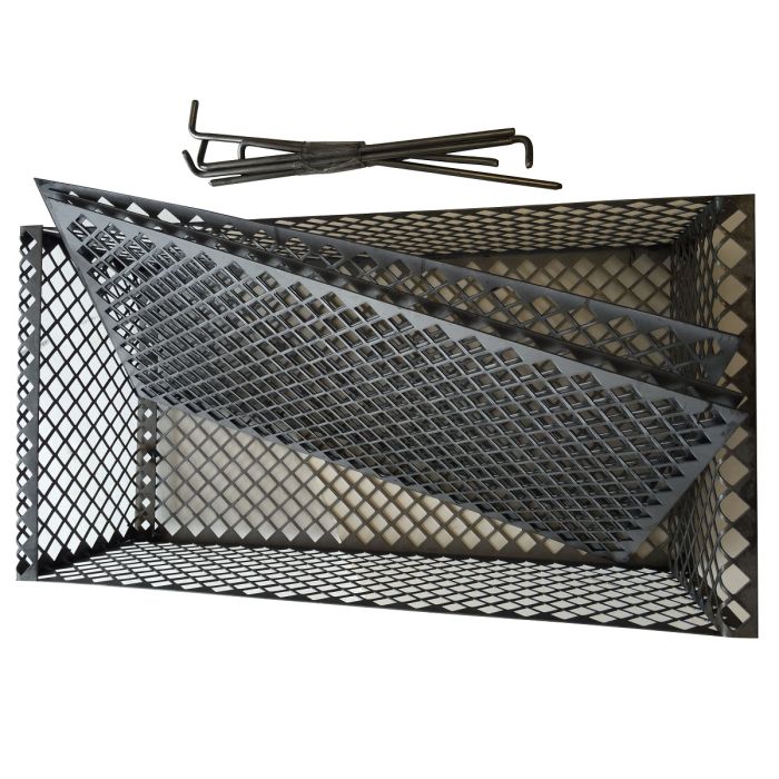 The BBQ Basket (stainless or steel) Hunsaker vertical meat hanging basket