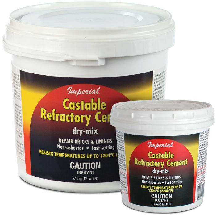 Castable Refractory Cement (clay) 3 lb.