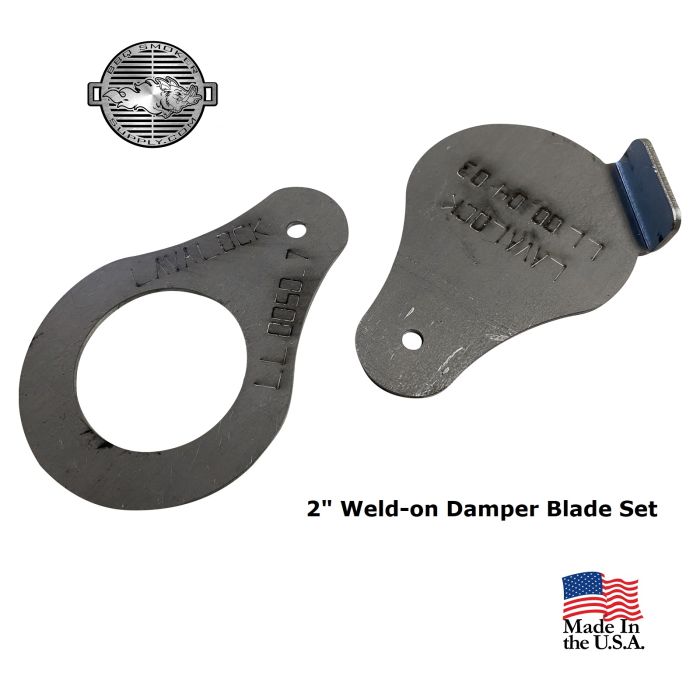 2 inch diameter Tear Drop damper blade set (BLADES ONLY)