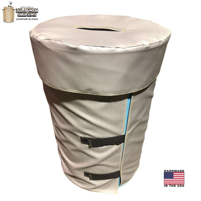 UDS Drum Insulation Ugly Drum Smoker thermal cover for 55 Gallon Drum smokers by LavaLock® 