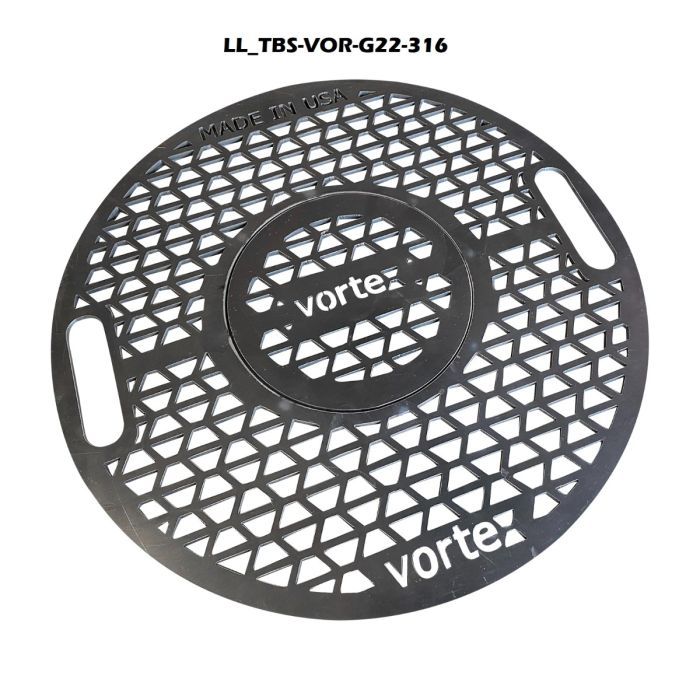 Vortex (in)direct heat Heavy Duty 3/16 plate Grill Grate round