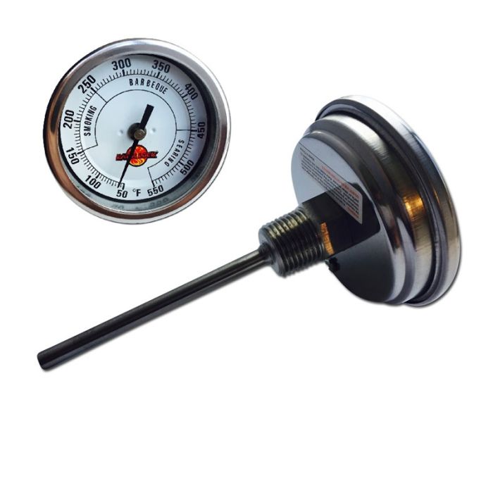 LavaLock® Insulated Smoker Thermometer 3" Face, 4" Long Stem