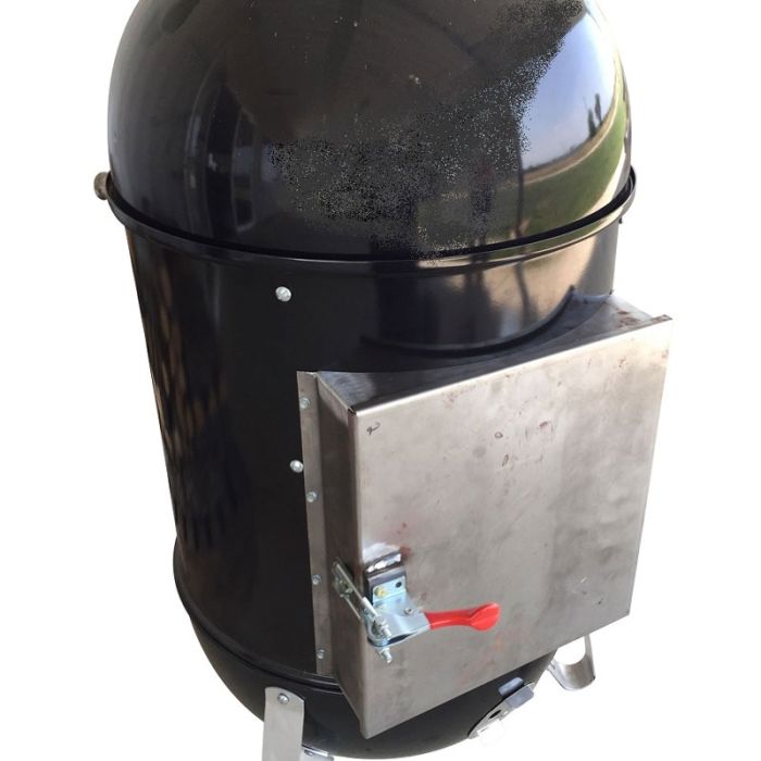 LavaLock® Quick Coal™ WSM Door Mod for 22.5 Weber Smokey Mountain or 55 Gallon UDS smoker