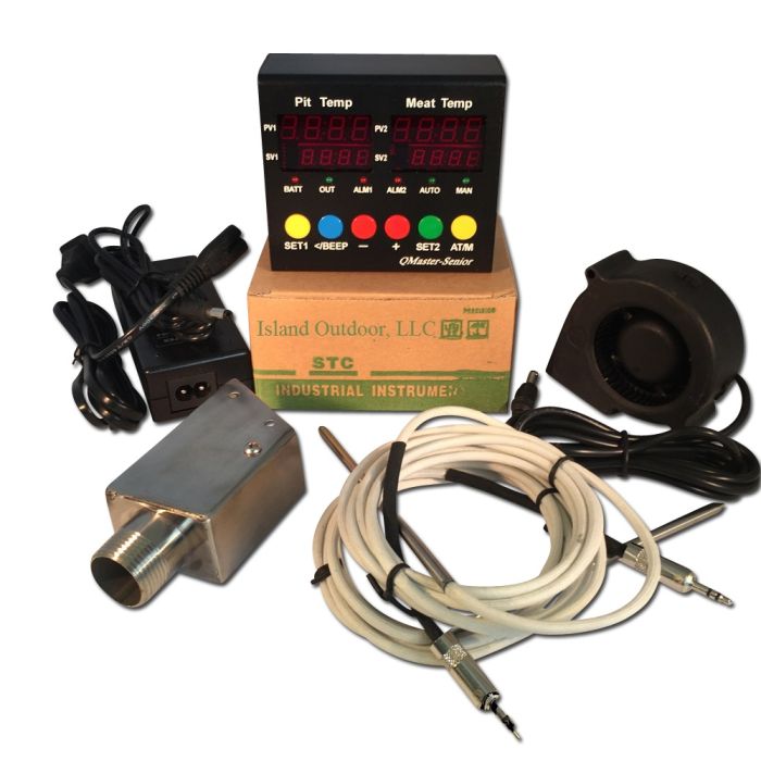 QMaster Universal Draft Controller for smoker pits or UDS