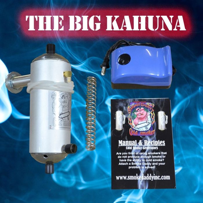"the Big Kahuna" Cold Smoke Generator for BIG GREEN EGG (w/ adapt)