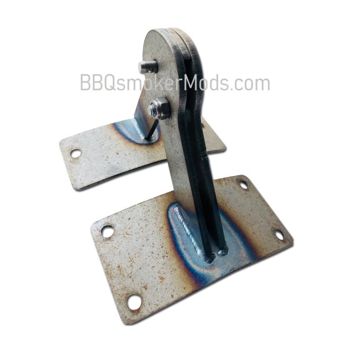 STEEL Lid Hinge for Weber Smokey Mountain - BARE STEEL - (Paint to Match)