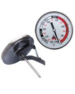 Tel-TruⓇ Big Green Egg Thermometer 3 in. Face & Stem Range 150-750F