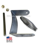CURVED Mount Drop UDS Handle Bracket w/ Rod caps & SS Spring