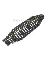 6 inch  Spring Handle - 1/2 inch ID - Brushed Stainless Steel