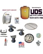 HEAVY DUTY UDS Parts kit -  55 gallon Ugly Drum Smoker - screw, rivet, or weld together by LavaLock®