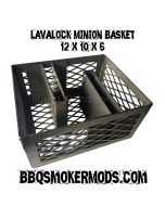 LavaLock® Minion Method Charcoal Basket w/ 2 Minion Bars 12 x 10 x 6