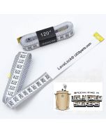 UDSparts™ Soft Tape Measure for DIY Building Drums (Includes instructions for hole location)