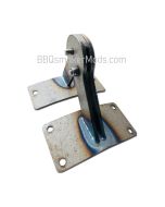 STEEL Lid Hinge for Weber Smokey Mountain - BARE STEEL - (Paint to Match)