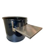 Folding Side Shelf for 22" WSM or 55 gallon Ugly Drum Smoker - Stainless Side Table