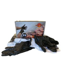 Black BBQ Gloves 50 ct with liners