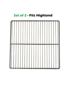OK JOE Highland Stainless Replacement Cook Rack - High Quality, Sturdy  - Set of 2