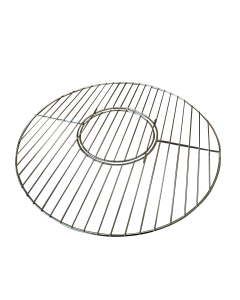 VORTEX (IN)DIRECT HEAT Grill Grate for Weber Kettle, Big Green Egg, Kamado, BGE and Charcoal Grills (Gourmet BBQ Cooking Grate -Stainless 21.5" with 9" Center)