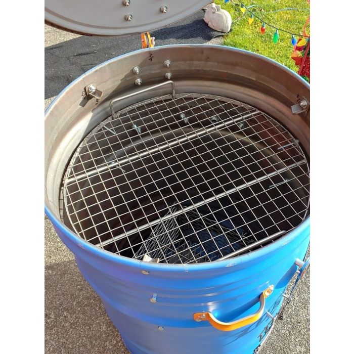 55 Gallon Stainless Steel Drum Grill 30 55 Gallon UDS Drum Smoker