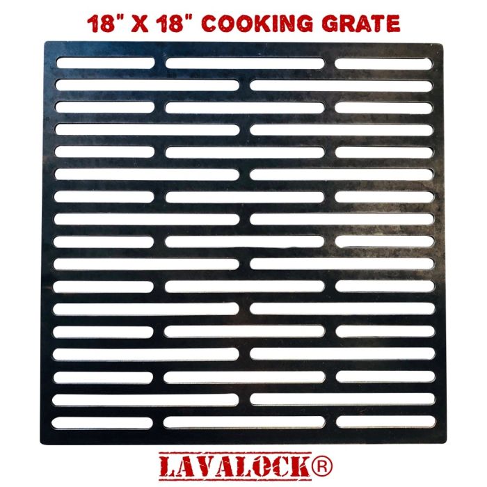 LavaLock® 18x18 Square Smoker cooking grate