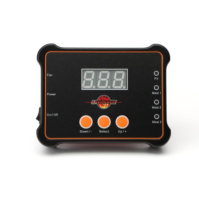 LavaLock ATC-3 BBQ Wi-Fi BBQ Temperature Controller w/ Bluetooth - 4-probe 35CFM Smoker Pit PID