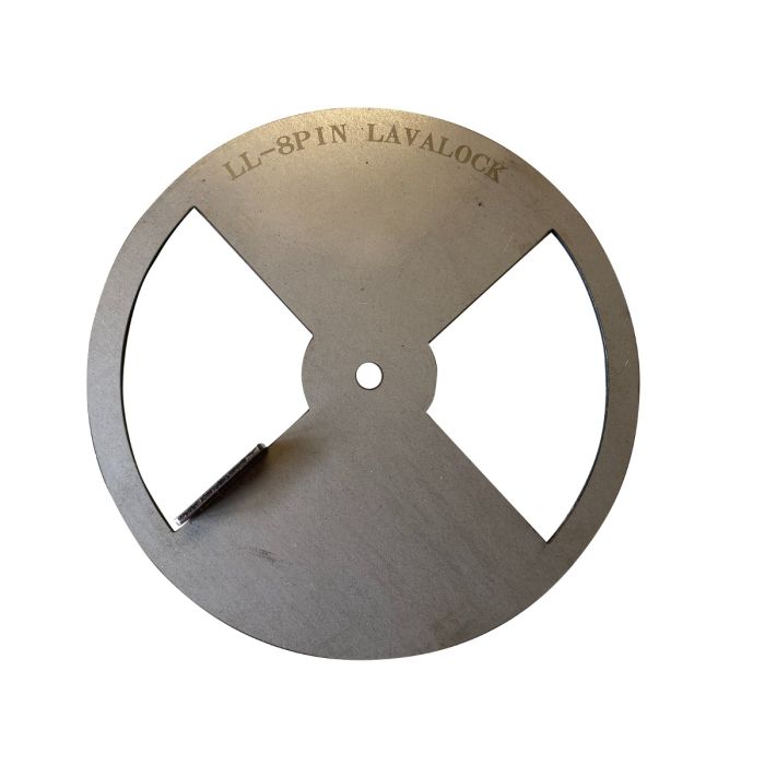 8" Pinwheel Damper BBQ Smoker Steel Intake Exhaust