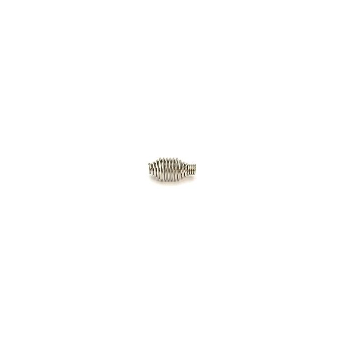 2-1/2"x1-1/4" nickel spring for 3/8 rod