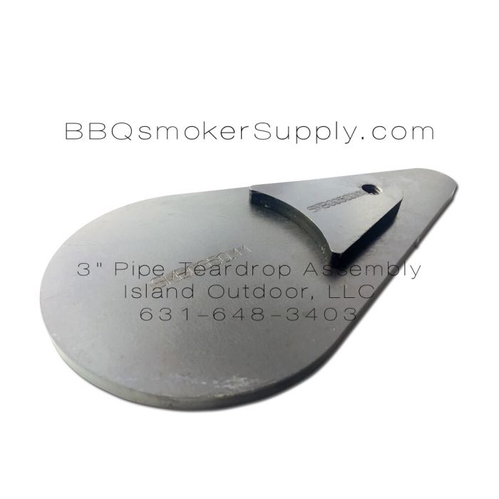 LAVALOCK® 3.5 inch TEAR DROP SMOKE STACK ASSEMBLY FOR 3" PIPE