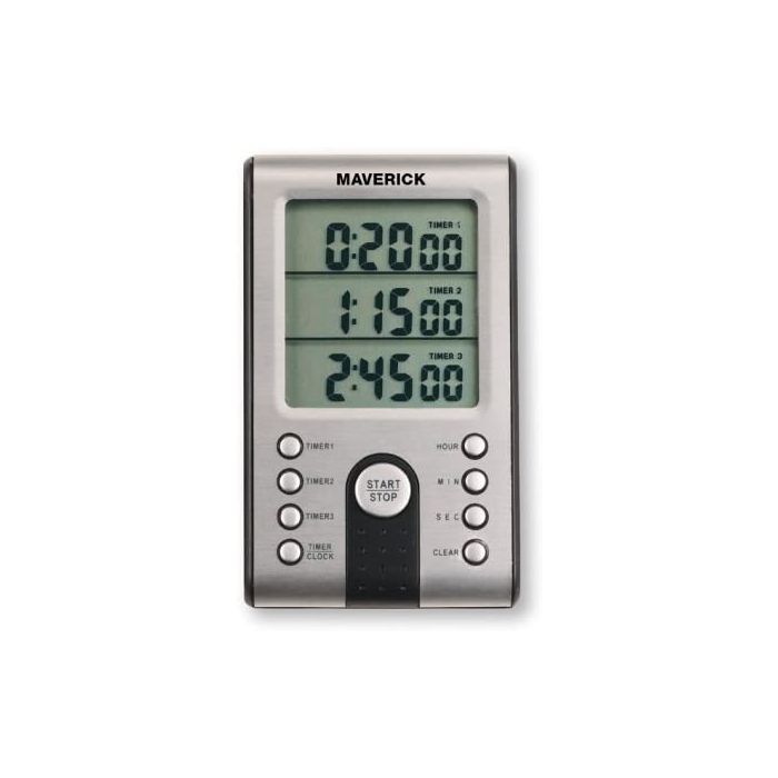 Maverick Industries, Inc. Maverick Digital Timer, Small, Silver