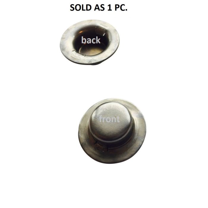 Button caps for 1/2" smoker handles - zinc - sold as each