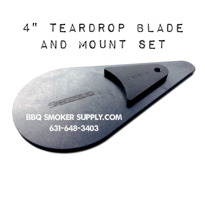 LAVALOCK® 4 1/2"  TEAR DROP SMOKE STACK ASSEMBLY FOR 4" PIPE