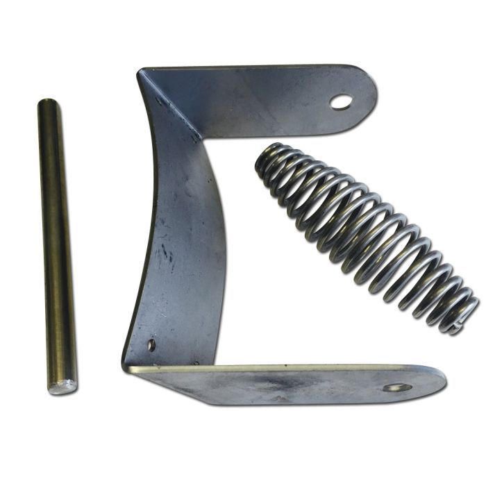 CURVED Smoker Drop handle assembly w/ spring handle for WEBER UDS by Total Control® BBQ