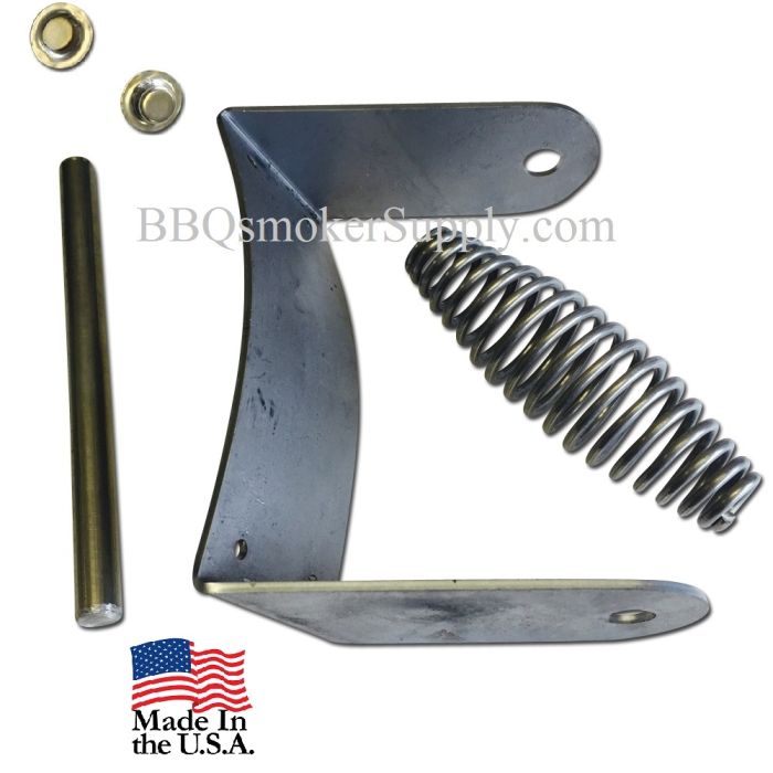 CURVED Mount Drop UDS Handle Bracket w/ Rod caps & SS Spring