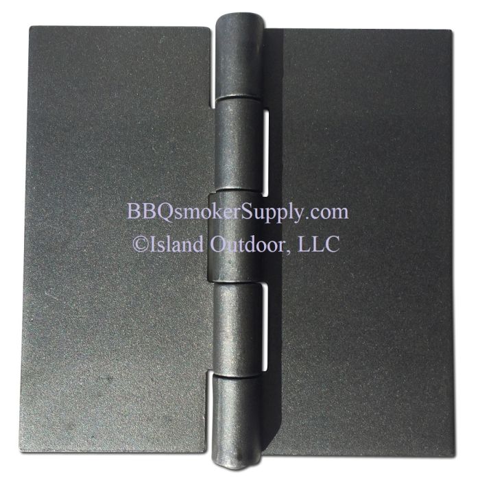 6 in. x 6 in. Weld on Butt Hinge for BBQ smoker Heavy gauge 3/16" thick