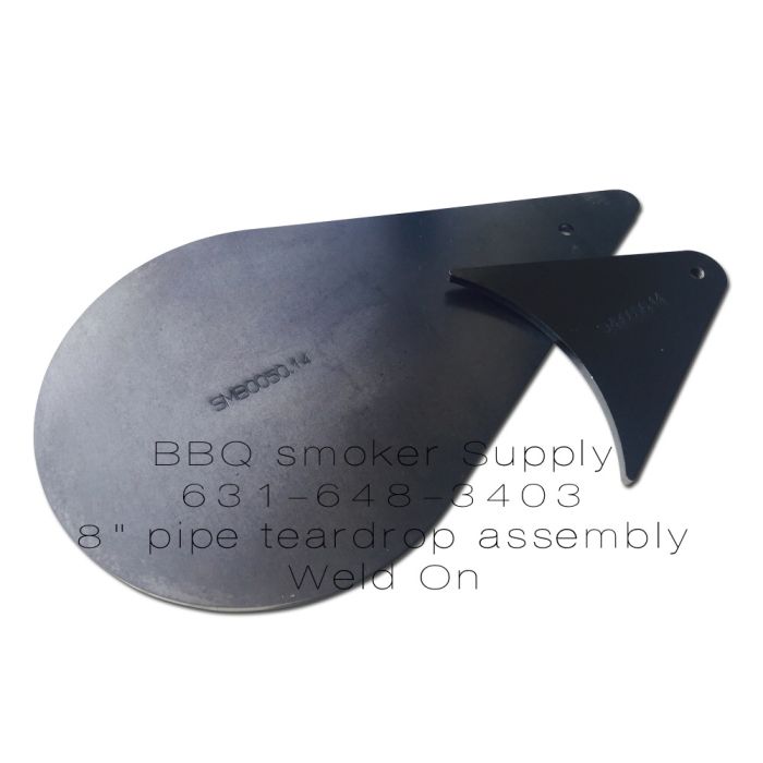 LavaLock® 8.5" Teardrop Smoke Stack Assembly for 8" pipe