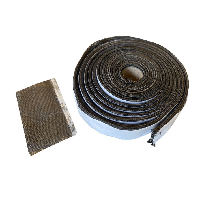 New Wire Mesh Gasket kit for Kamado Joe / BGE - 1-1/4" x 150 in. - Self Stick with Seam tape