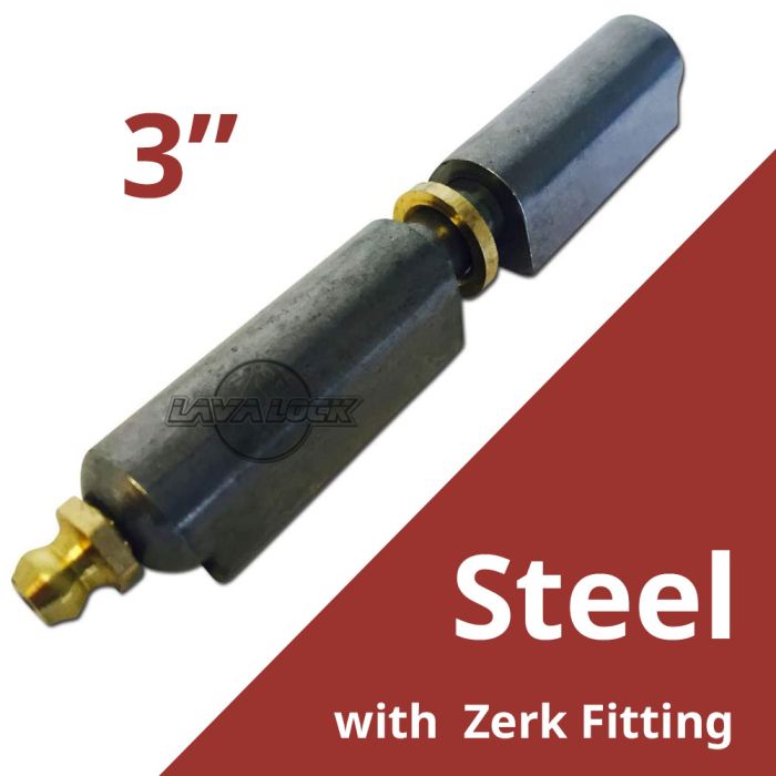 3 inch Bullet Weld-On Hinge - Greasable