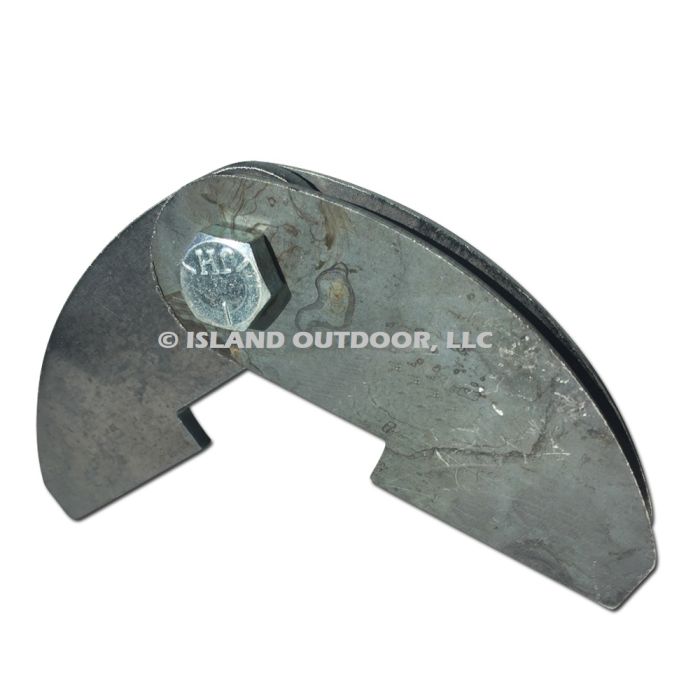 8" x 2" (3/16 plate) Large Heavy duty 3 piece Lid or door hinge. 