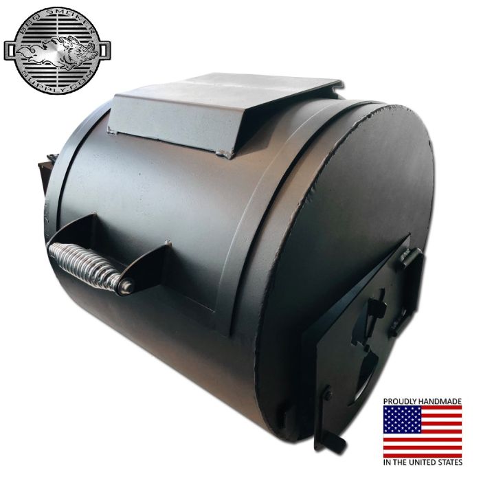 LavaLock® Fire Box for Offset, Horizontal or Cabinet style cookers DIY complete BBQ smoker Firebox Weld on or Bolt on