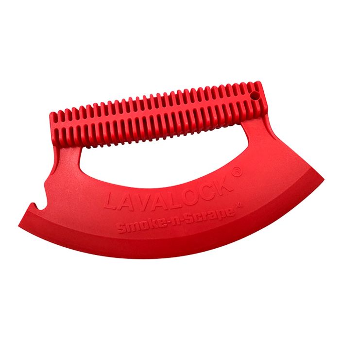 Smoke-n-Scrape XL Grill Smoker Scraper BBQ Residue Remover Kettle WSM BGE Kamado Cleaning Blade - Porcelain Safe!