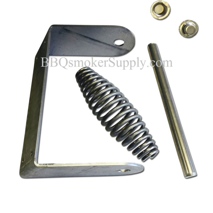 FLAT Mount Drop Handle Bracket w/ Rod and SS Spring w/ 6" handle