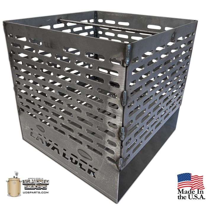 LavaLock® 12 x 12 x 12 Super PREMIUM EXPANDED Charcoal Basket