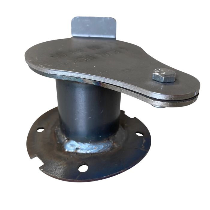 1-1/2" ID air inlet intake damper for UDS Smoker w/ flange