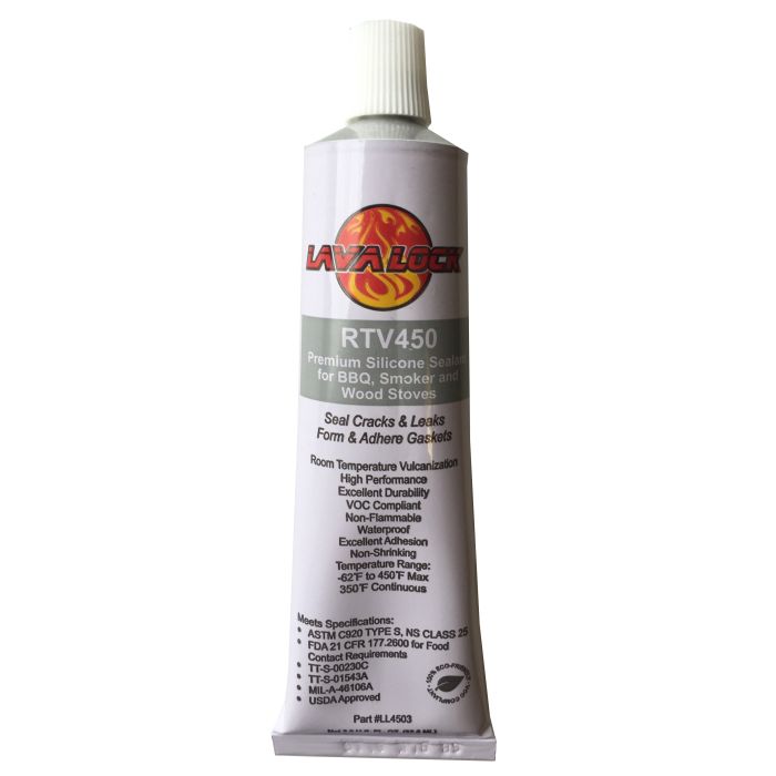 LavaLock® CLEAR BBQ smoker sealer - 3 oz tube