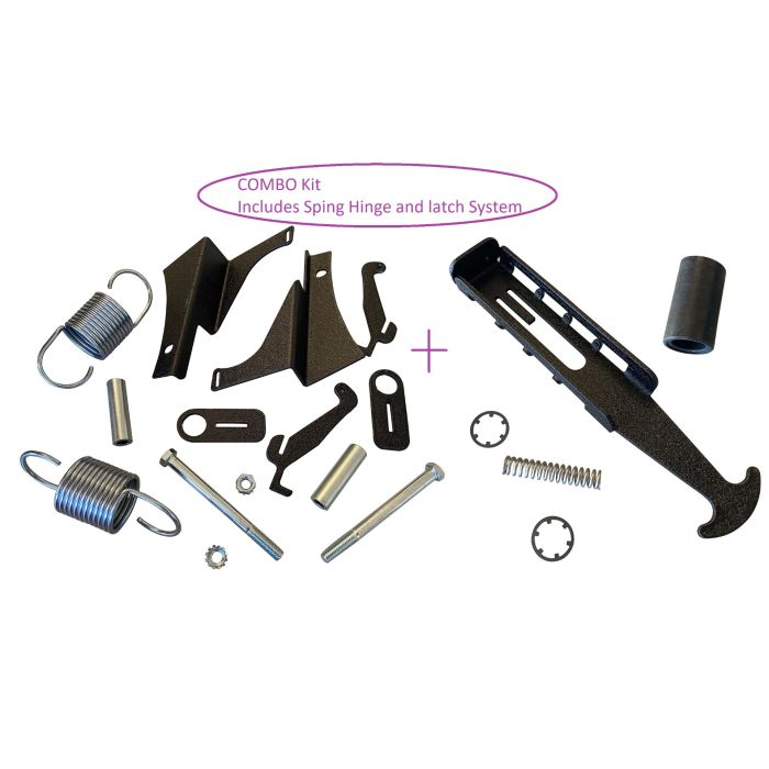LavaLock® No Drill - Soft Close Spring Assists Lid Hinge and Lid Latch system for Oklahoma Joe's Highland