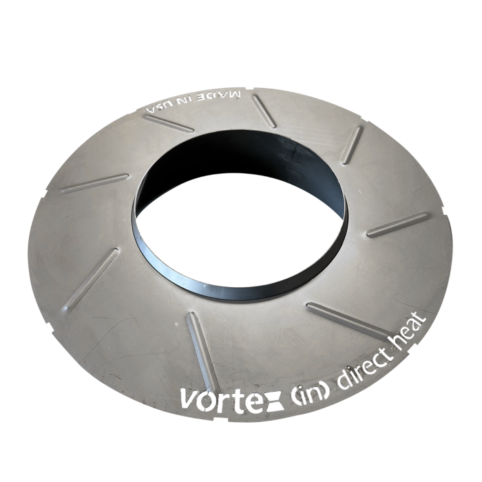 VORTEX (IN)DIRECT HEAT Accessories for Weber Kettle, Big Green Egg, Kamado, BGE and Charcoal Grills (Charcoal Heat Controller Baffle)